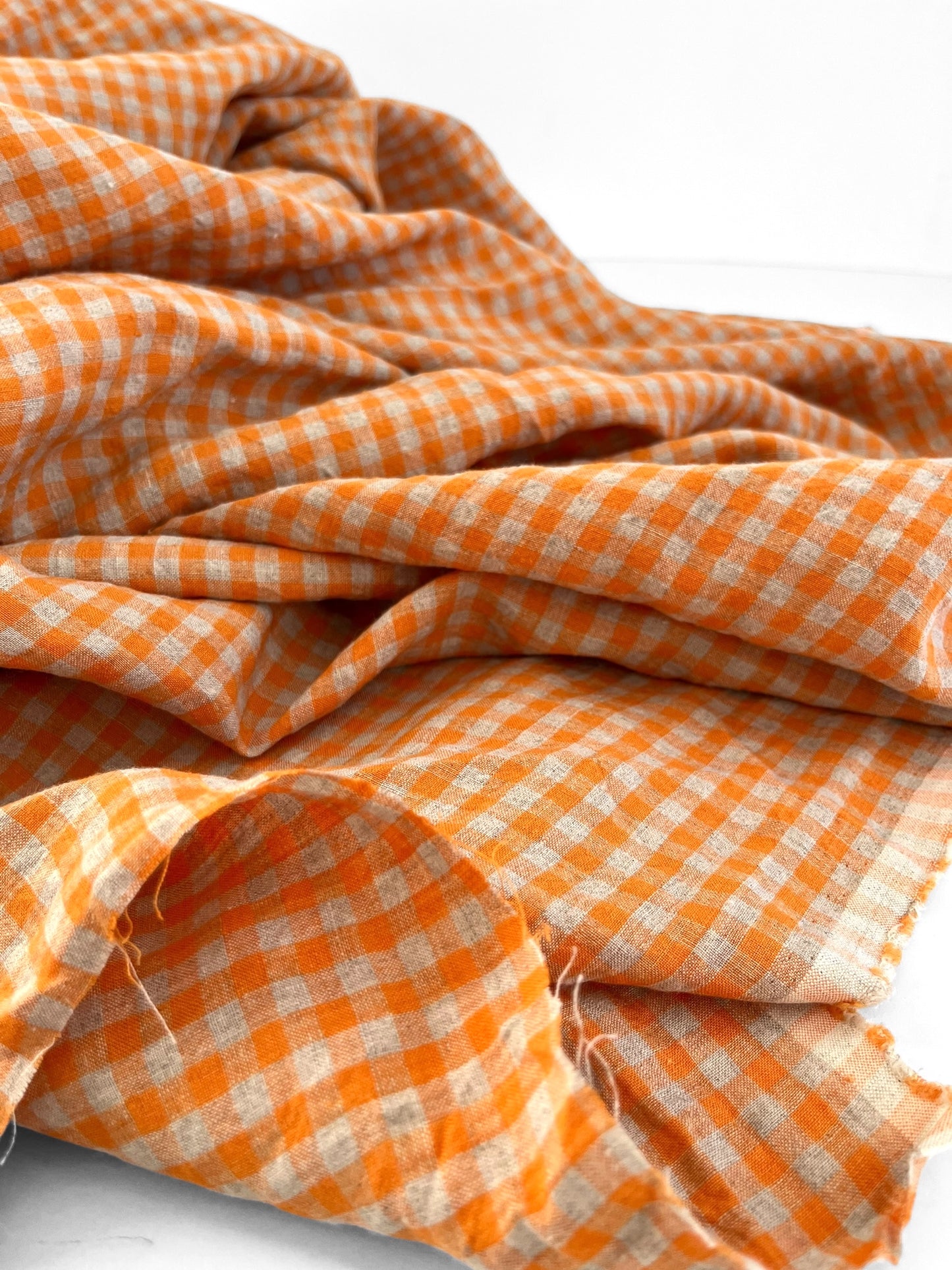Orange Gingham