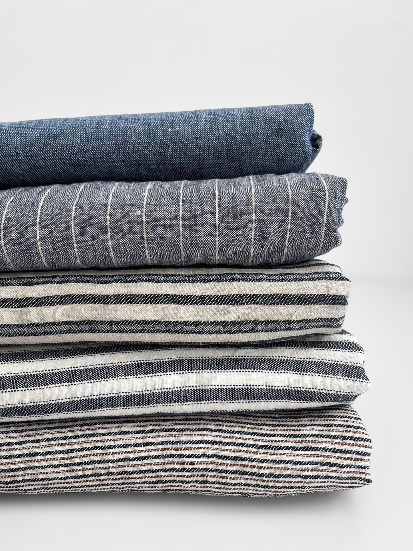 Navy Twill Stripes