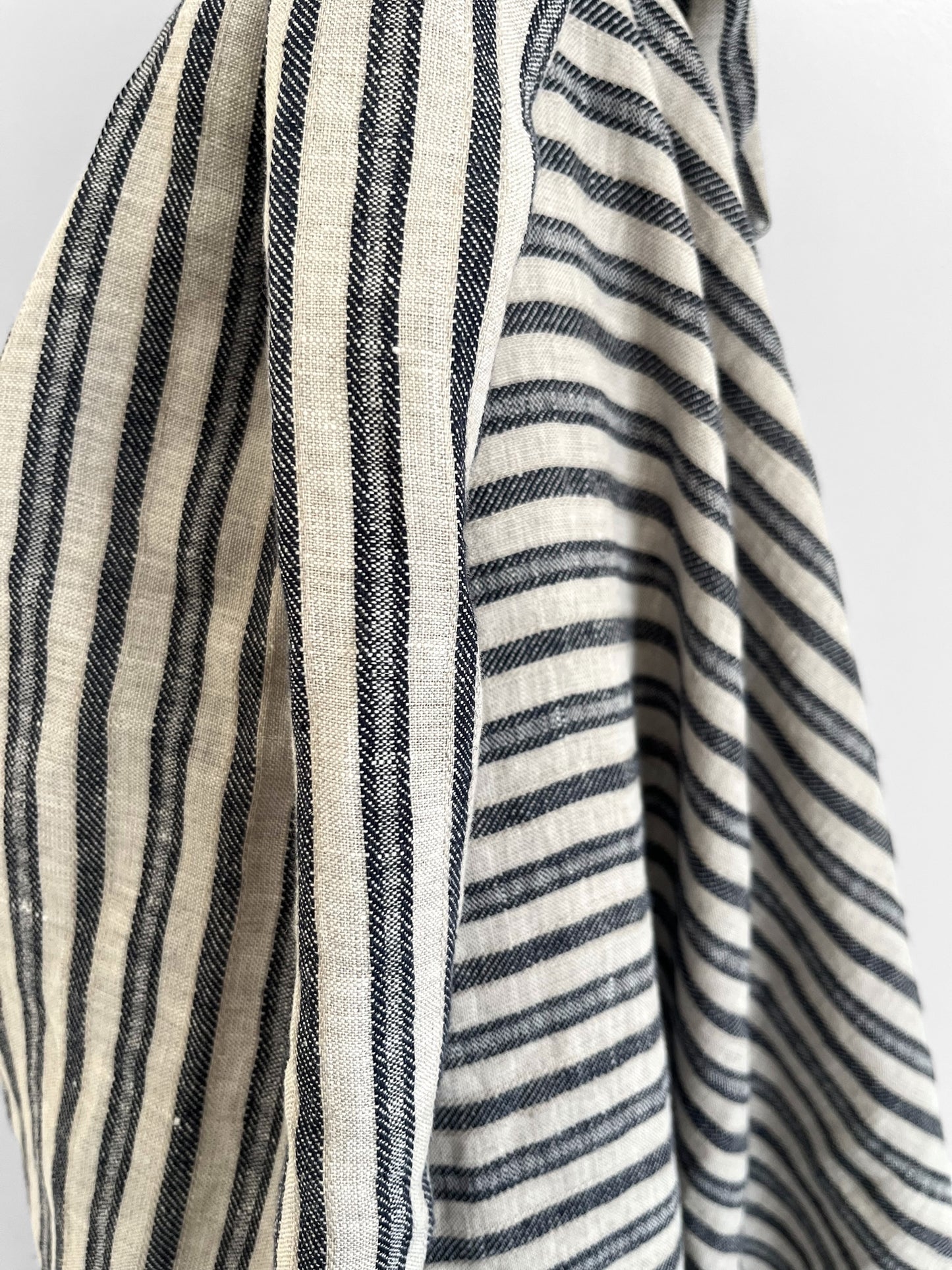 Navy Twill Stripes