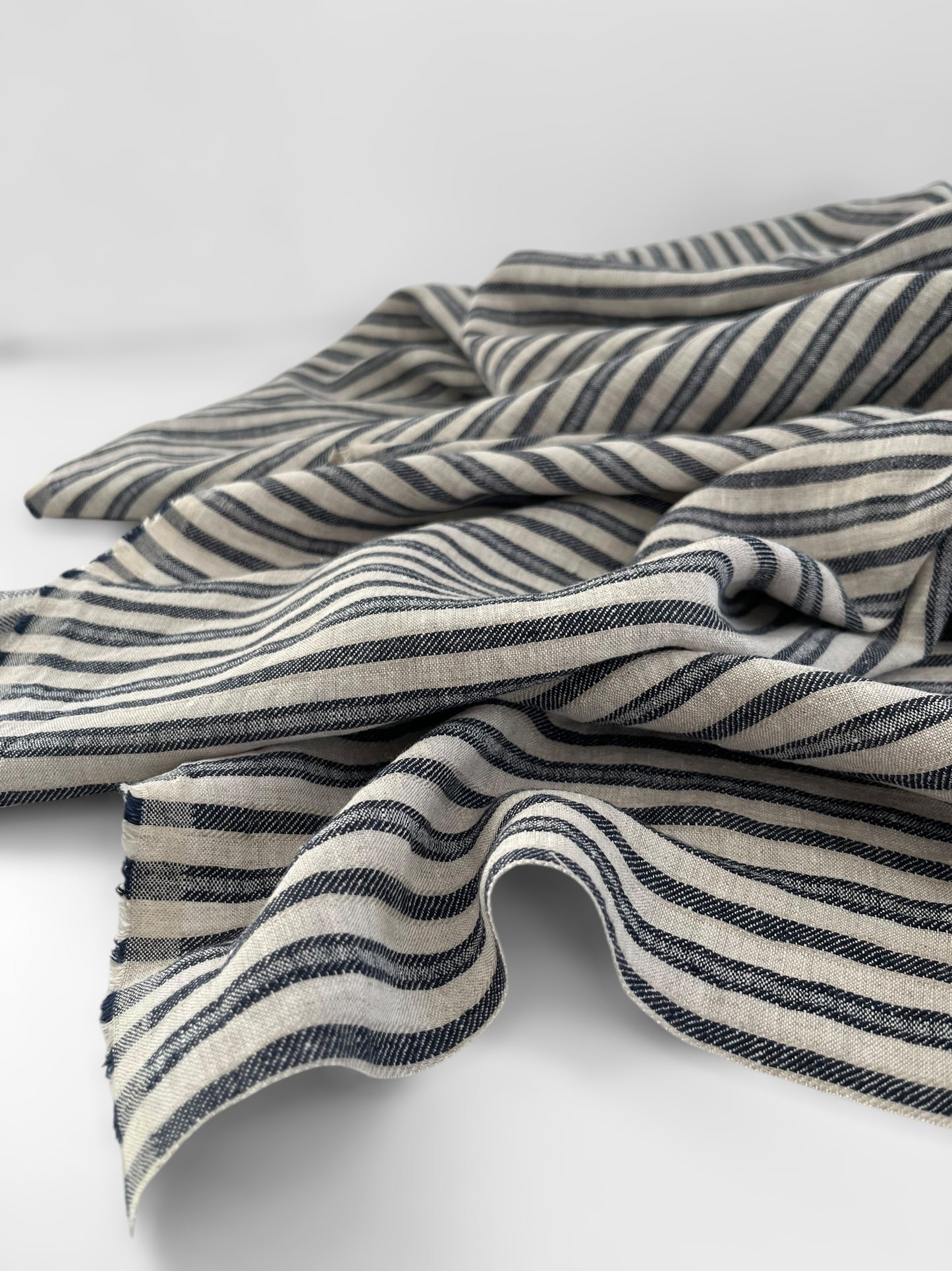Navy Twill Stripes