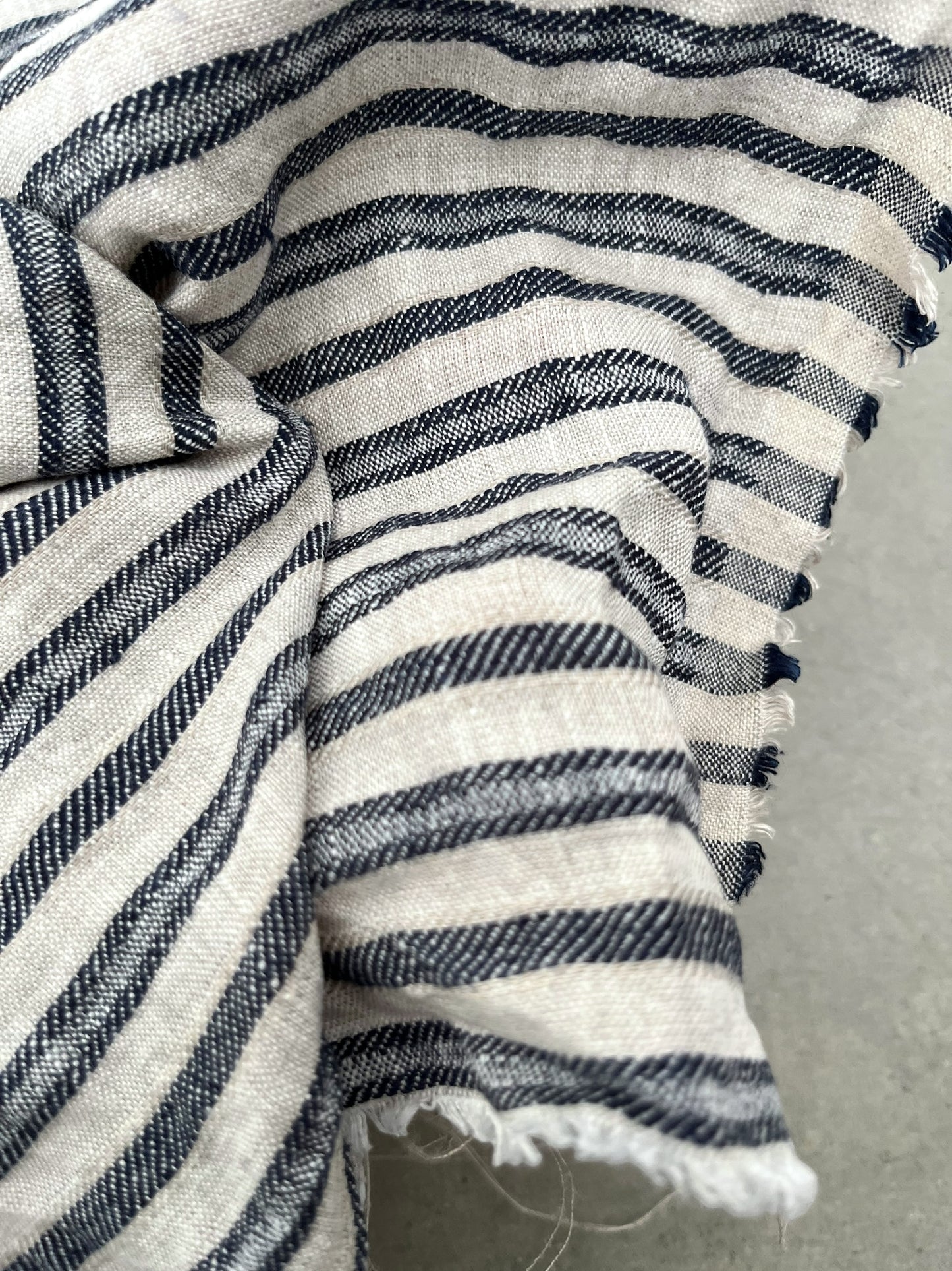 Navy Twill Stripes