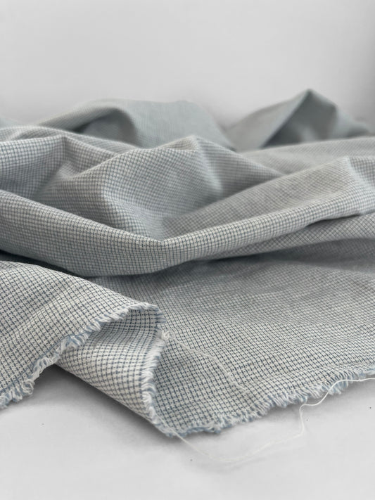 SWATCHES Cotton/Linen Micro Checks