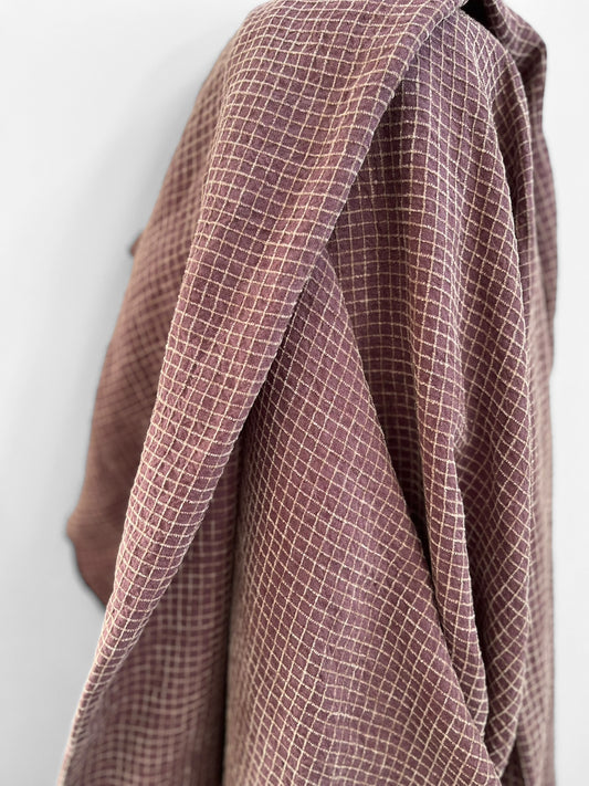Field Mini Checks - Plum