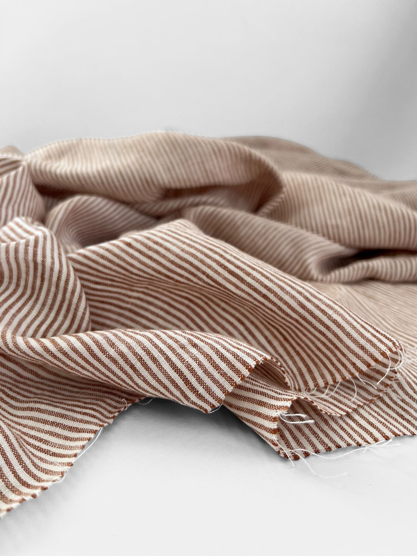 SWATCHES Railroad Stripe Linen