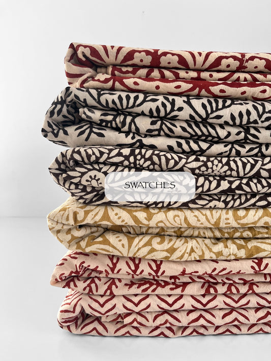 SWATCHES Indian Block Print Cotton