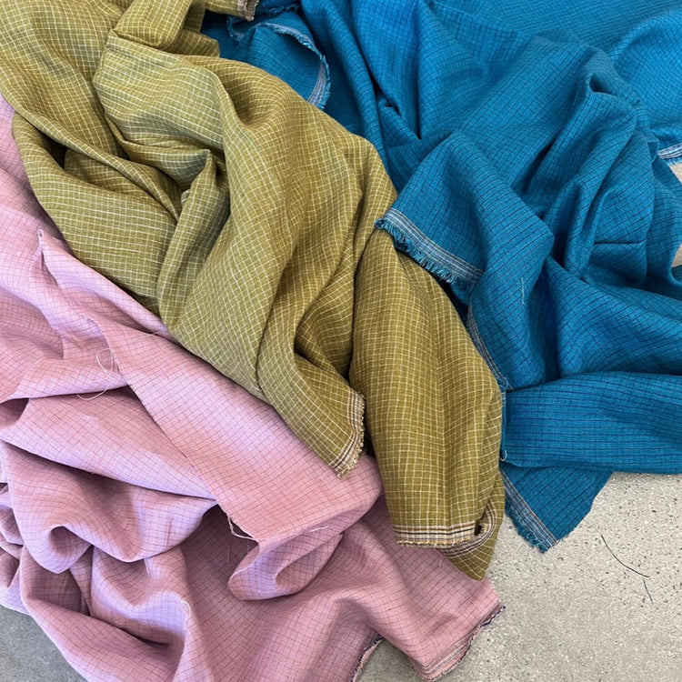 Linen/Cotton Grid