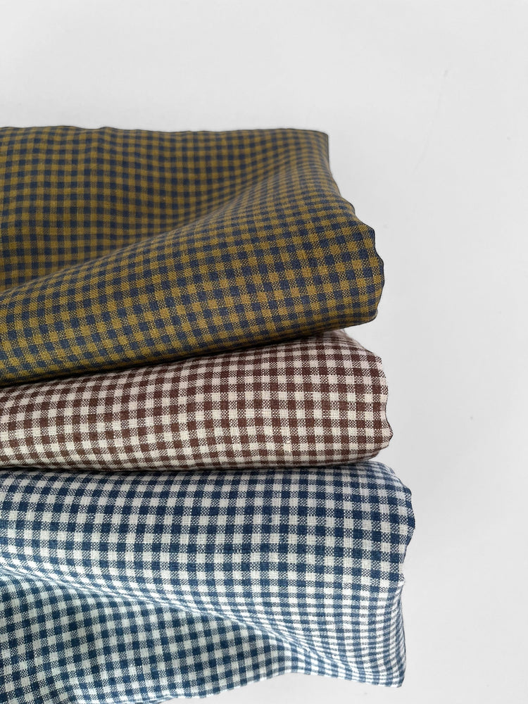 100% Linen | CHECKS | Petite Gingham 3mm