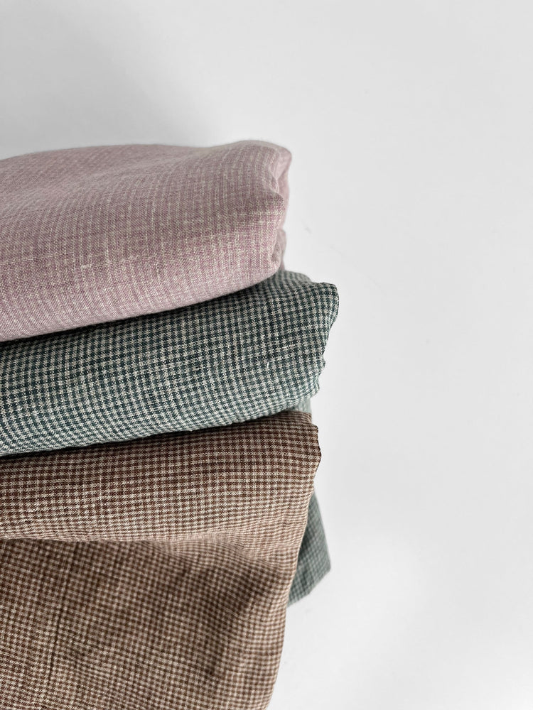 100% Linen | CHECKS | Tiny Checks