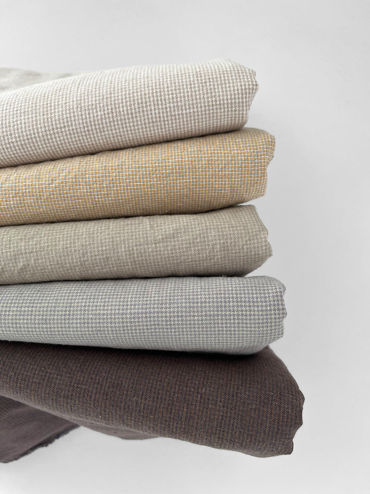Linen/Cotton | MICRO CHECKS