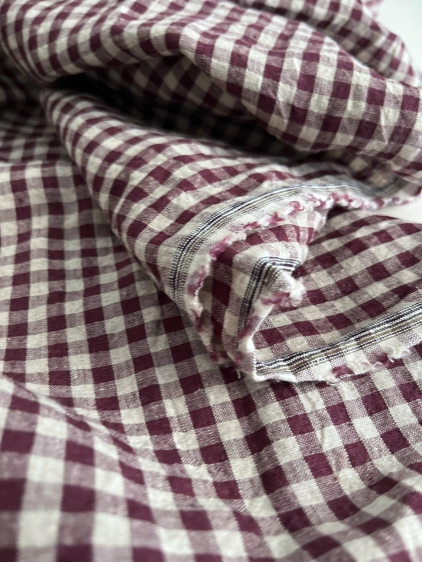 Plum Gingham
