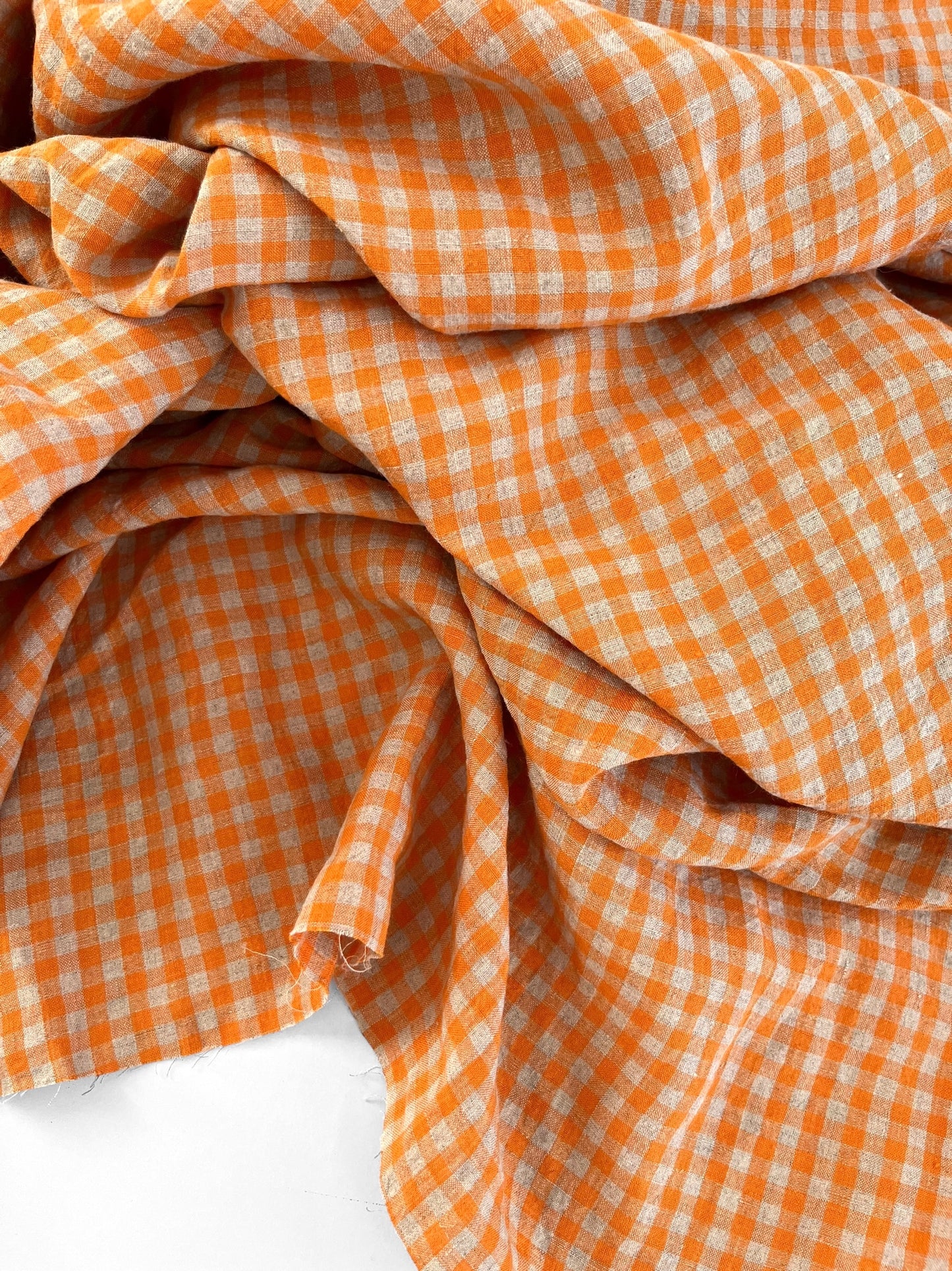 Orange Gingham