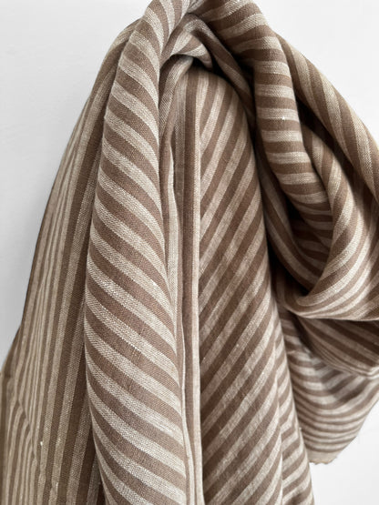 Mocha Chunky Stripes