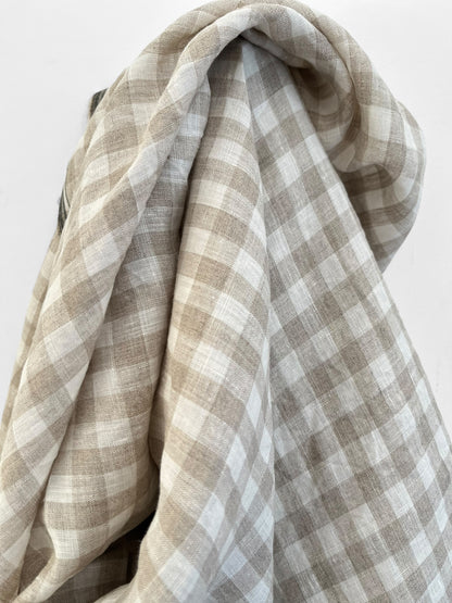 Natural Gingham 1cm