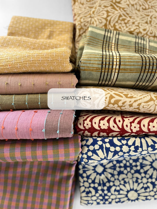 SWATCHES Indian Block Print Cotton