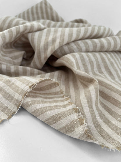 Natural Chunky Stripes 12mm