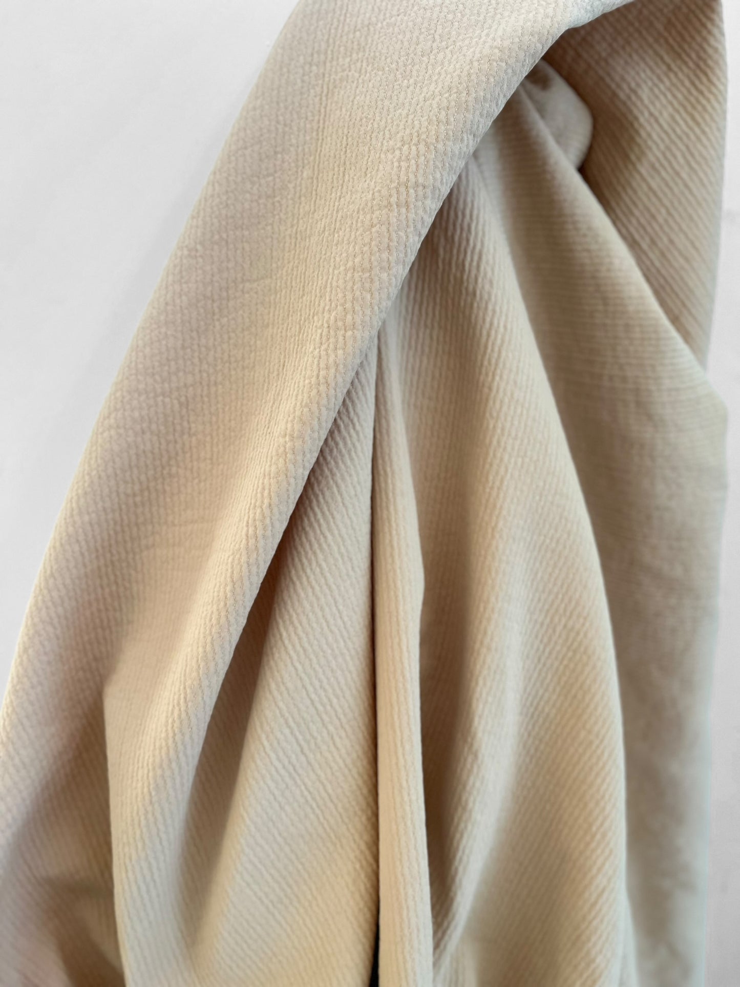 REMNANT 2.25m - Vanilla Dobby Cotton/Linen