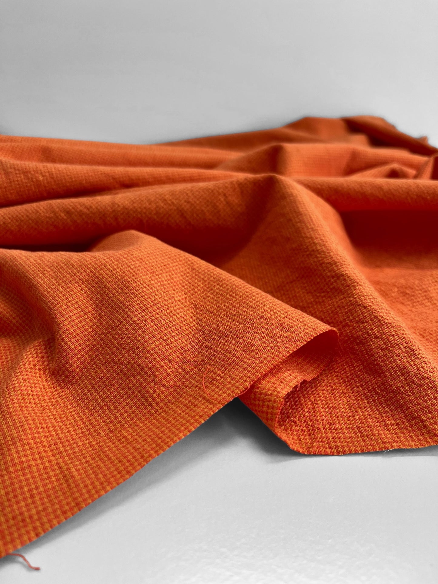 REMNANT 1.35m - Orange Micro Checks