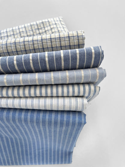 Denim Blue Stripes