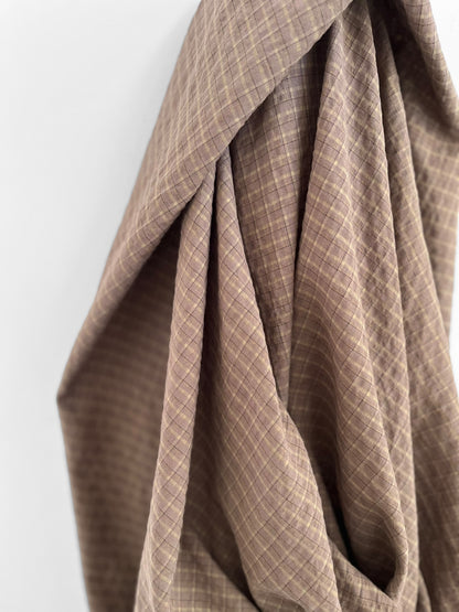 Purplish Taupe Checks