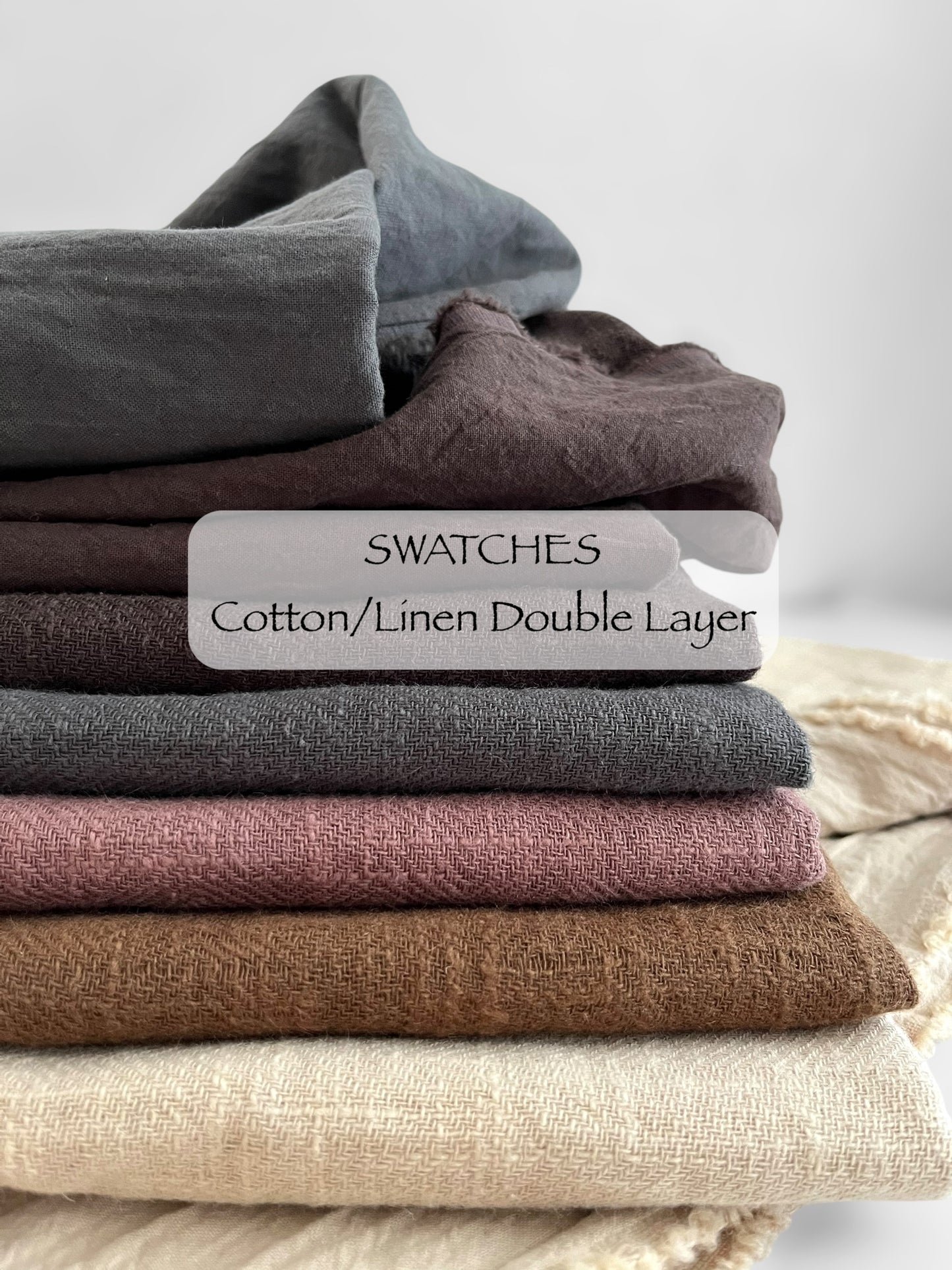 SWATCHES Linen/Cotton Double Layer