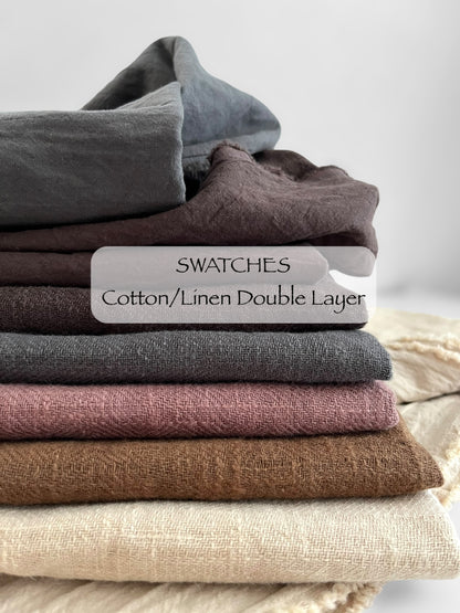 SWATCHES Linen/Cotton Double Layer