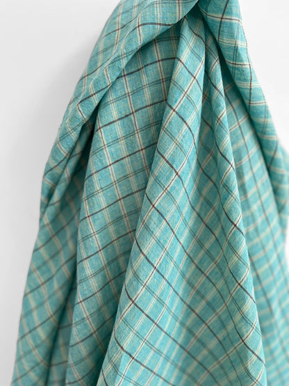 REMNANT 2.2m - Aquamarine Checks