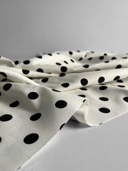 REMNANT 1.25m - Polka Dots Canvas