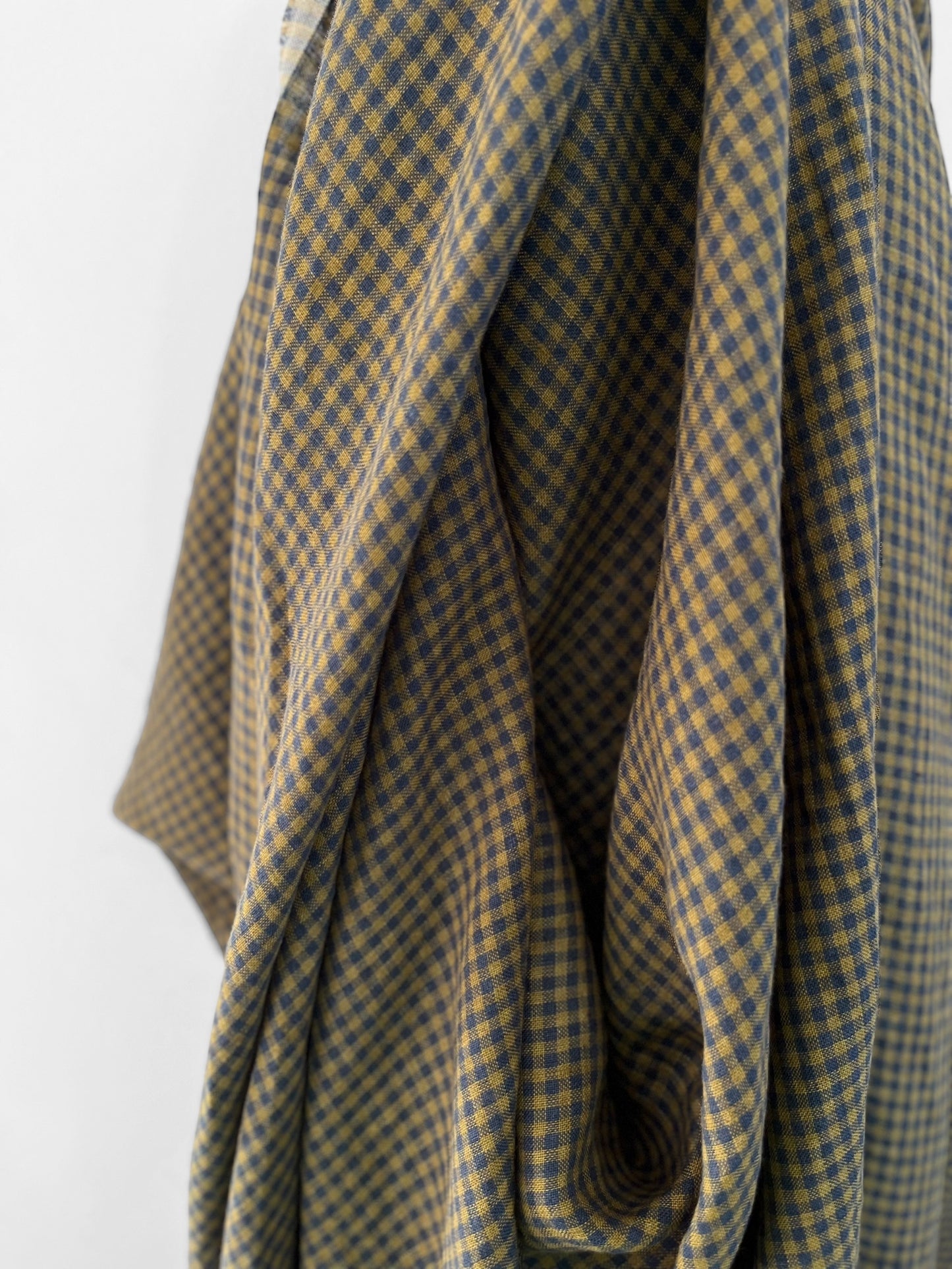 Indigo Olive Gingham