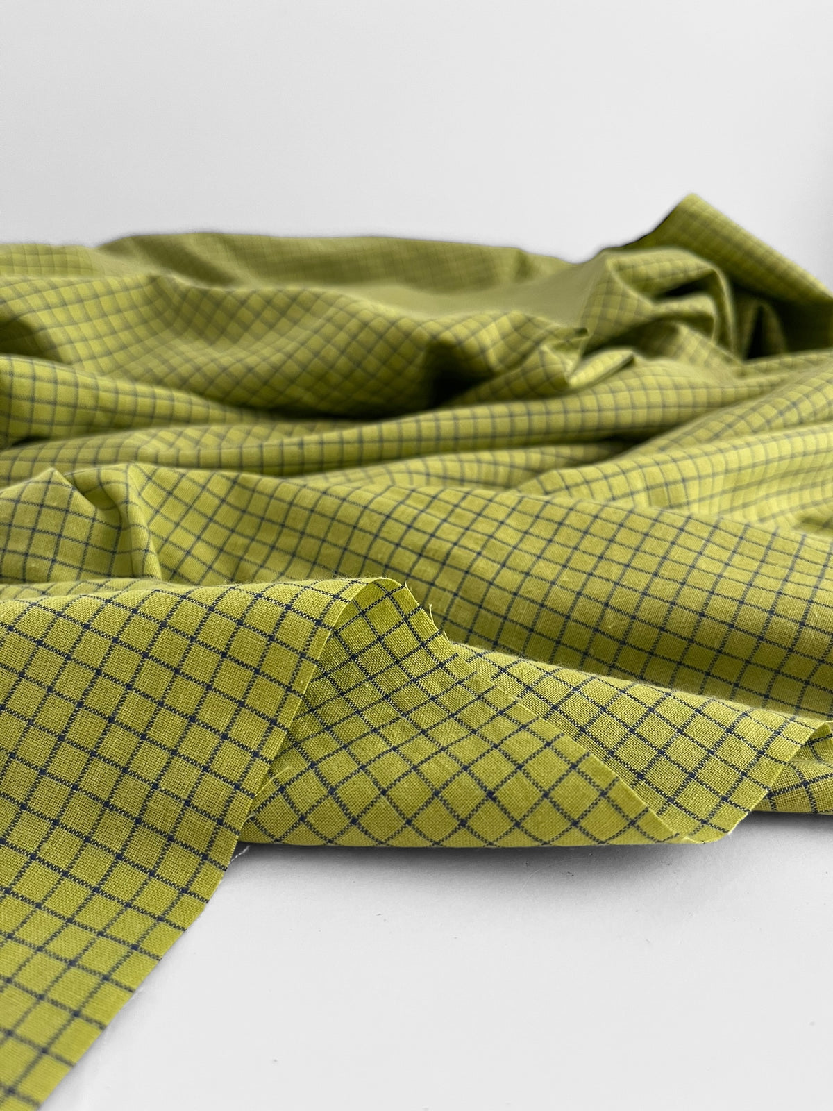 Lime Blue Grid