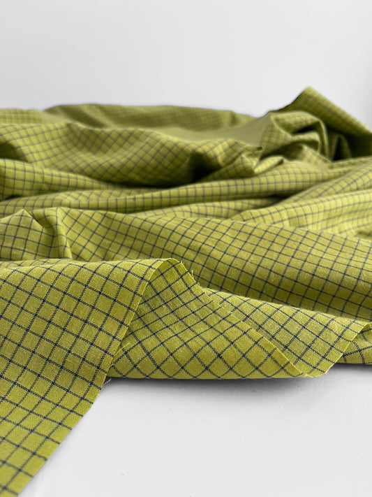 Lime Blue Grid