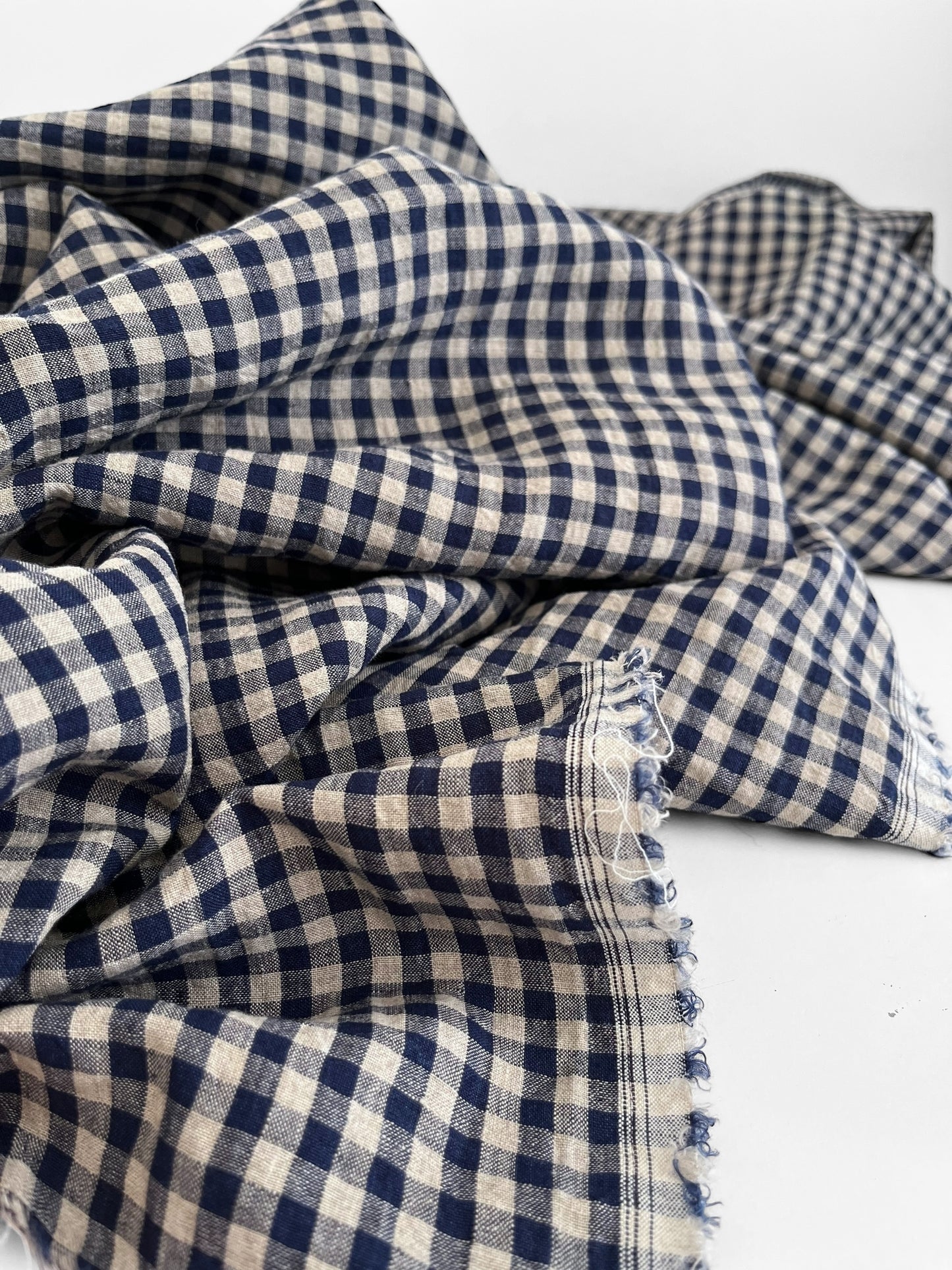 Navy Gingham