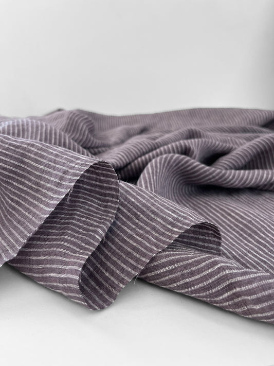 Violet Pencil Stripes 6mm