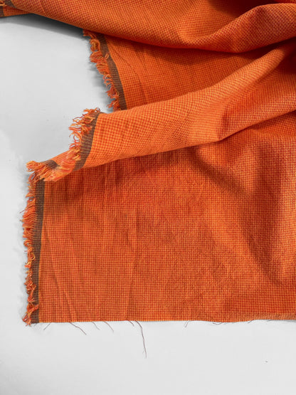 REMNANT 1.35m - Orange Micro Checks