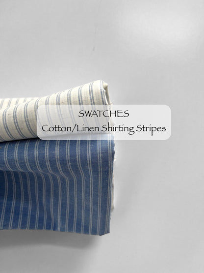SWATCHES Cotton/Linen Shirting Stripes