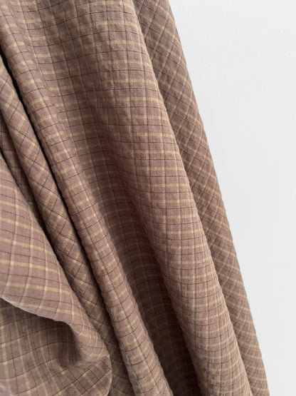 Purplish Taupe Checks