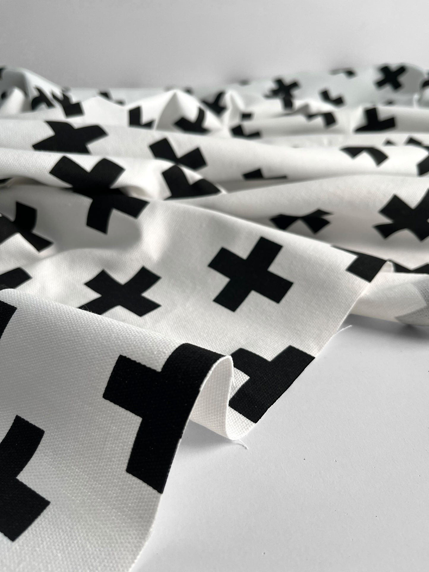 REMNANT 1.25m - Swiss Cross Canvas