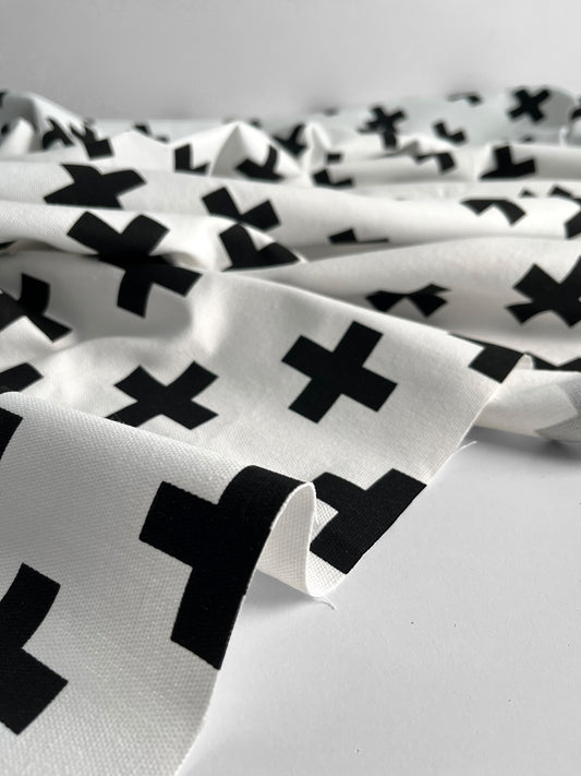 REMNANT 1.25m - Swiss Cross Canvas
