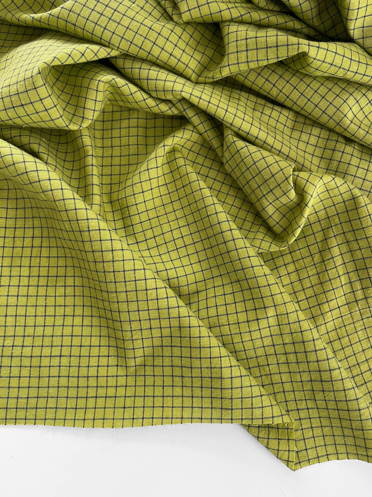 Lime Blue Grid