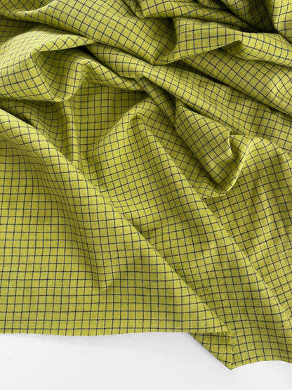 Lime Blue Grid