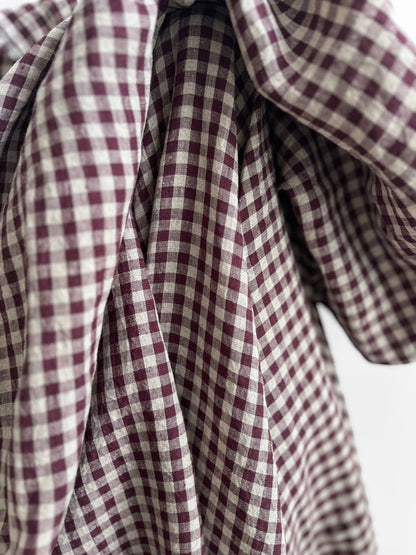 Plum Gingham