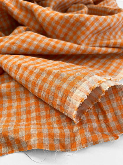 Orange Gingham