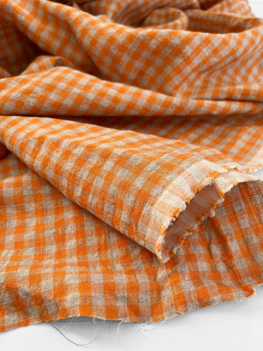 Orange Gingham