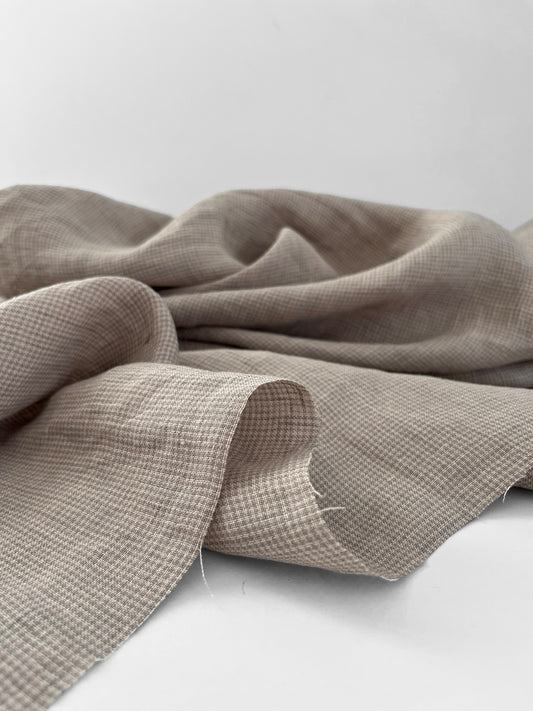 Greige Houndstooth