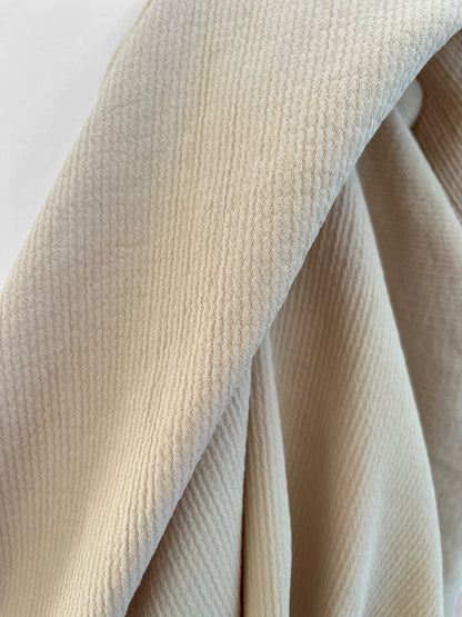 REMNANT 2.25m - Vanilla Dobby Cotton/Linen