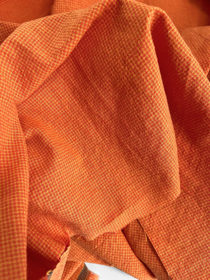 REMNANT 1.35m - Orange Micro Checks