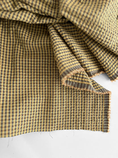 Canary Yellow Mini Checks