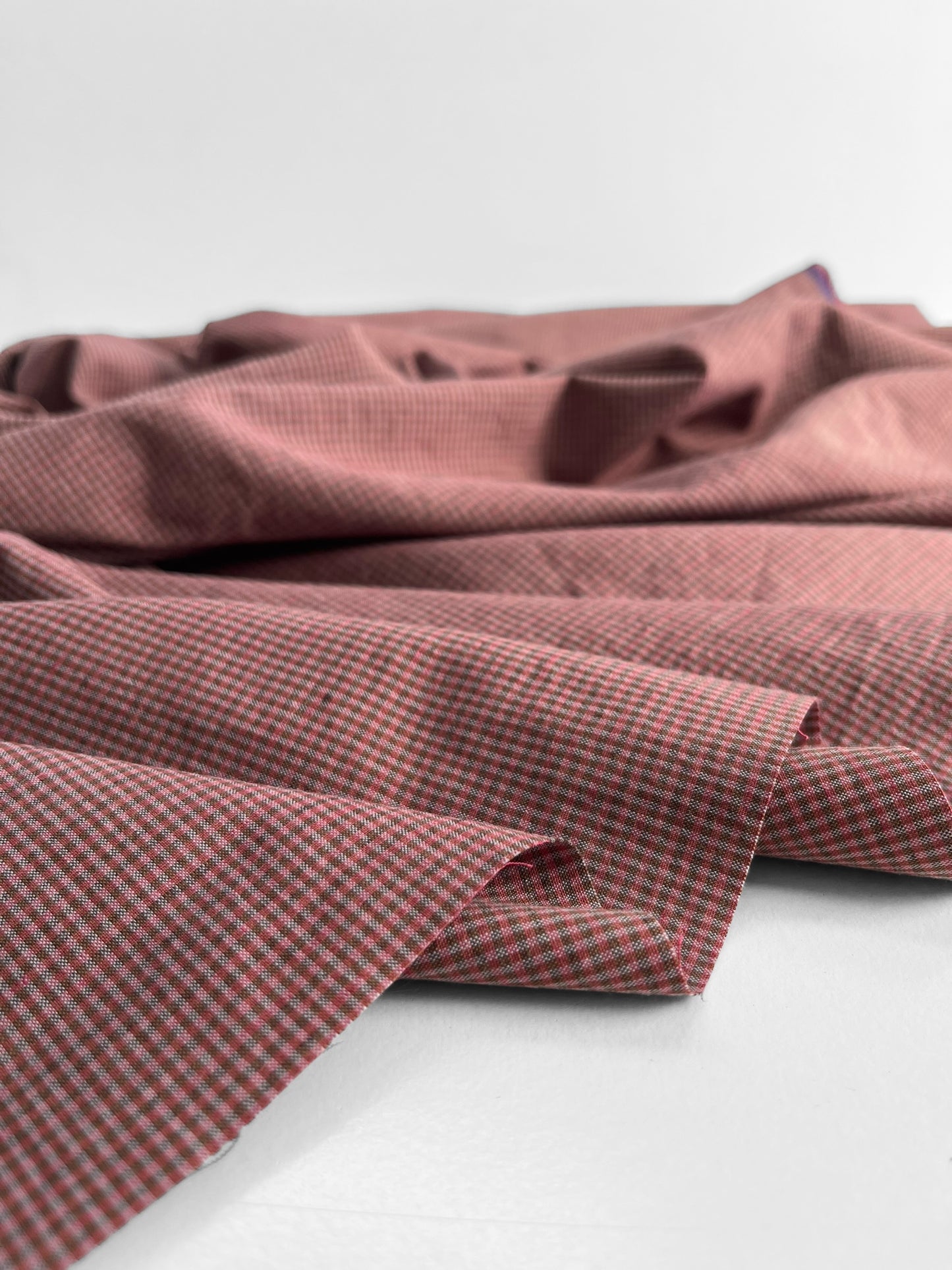SWATCHES Cotton/Linen Micro Checks