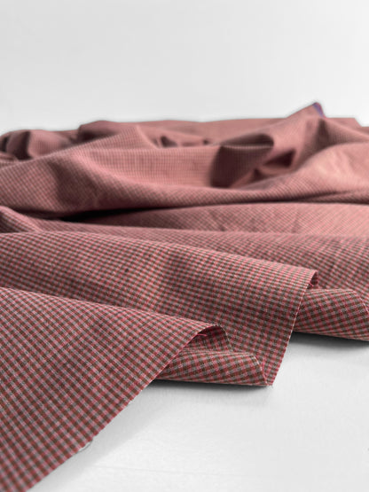SWATCHES Cotton/Linen Micro Checks