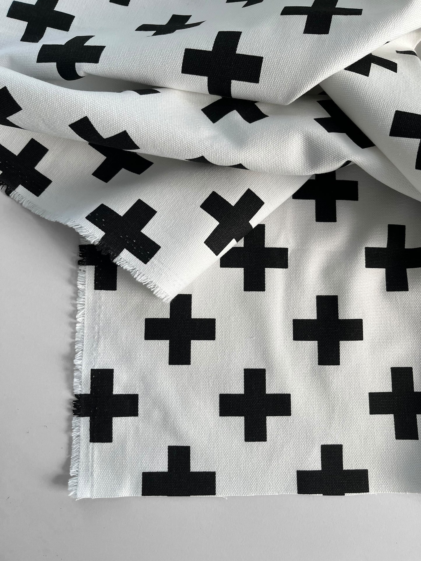 REMNANT 1.25m - Swiss Cross Canvas