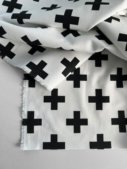 REMNANT 1.25m - Swiss Cross Canvas